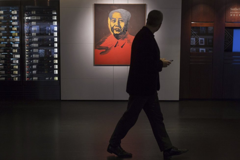 V hongkongu jde do dražby portrét čínského vůdce Mao Ce-tunga od Andyho Warhola