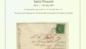 Ukázka jedné známky ze Svatého Vincenta z prodané sbírky