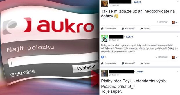 Aukro má dál problémy a uživatelé se bouří. Nespokojení jsou i větší prodejci