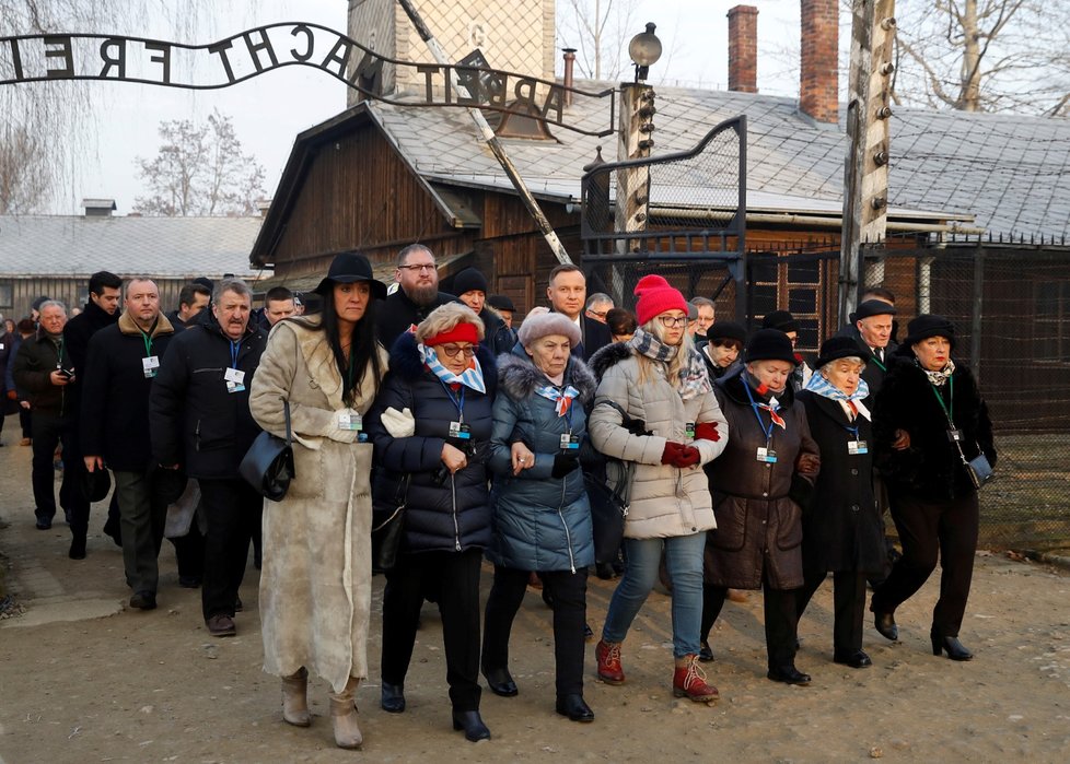 75. výročí osvobození koncentračního tábora Osvětim