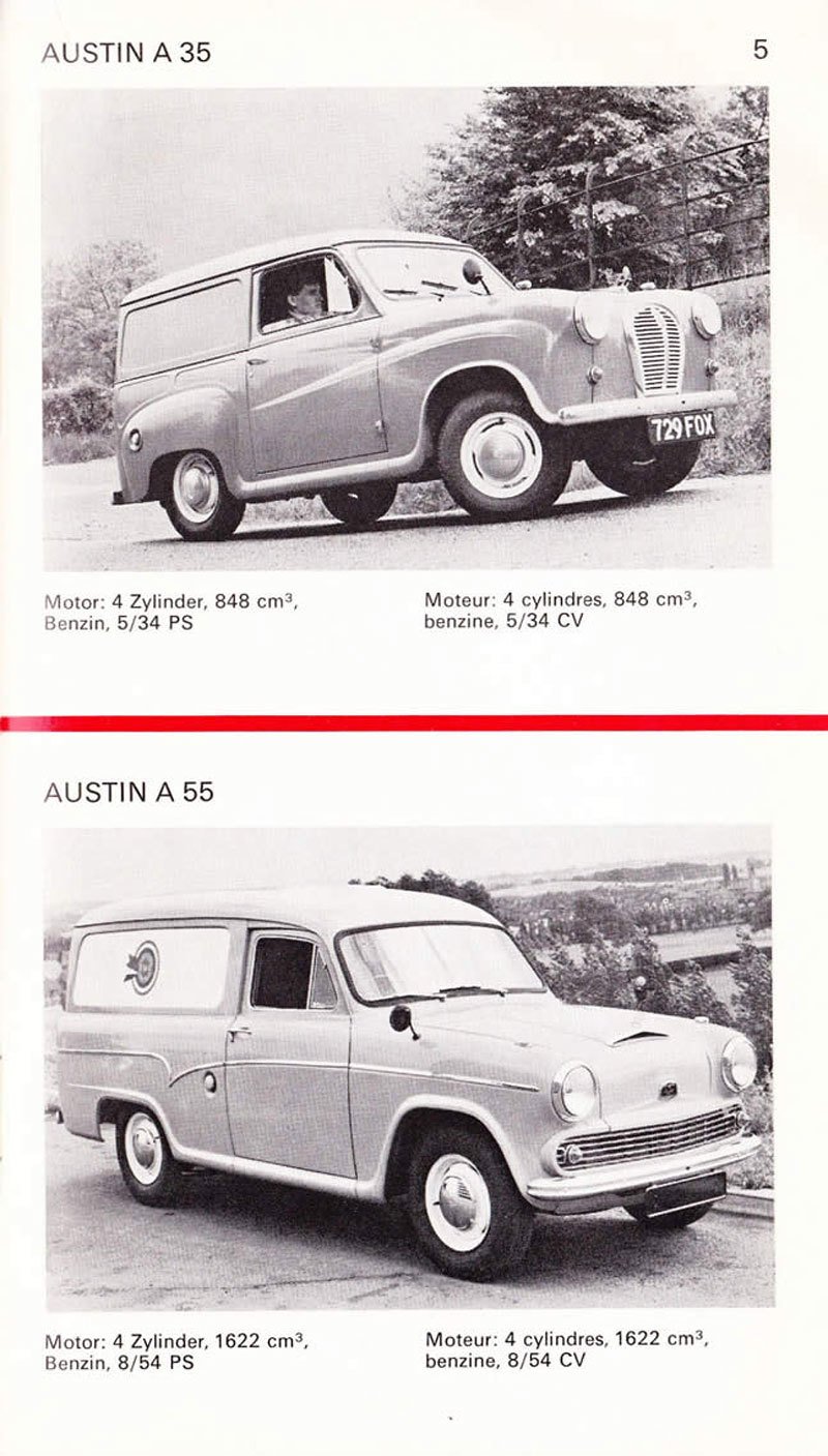 Austin Van and Trucks (1964)