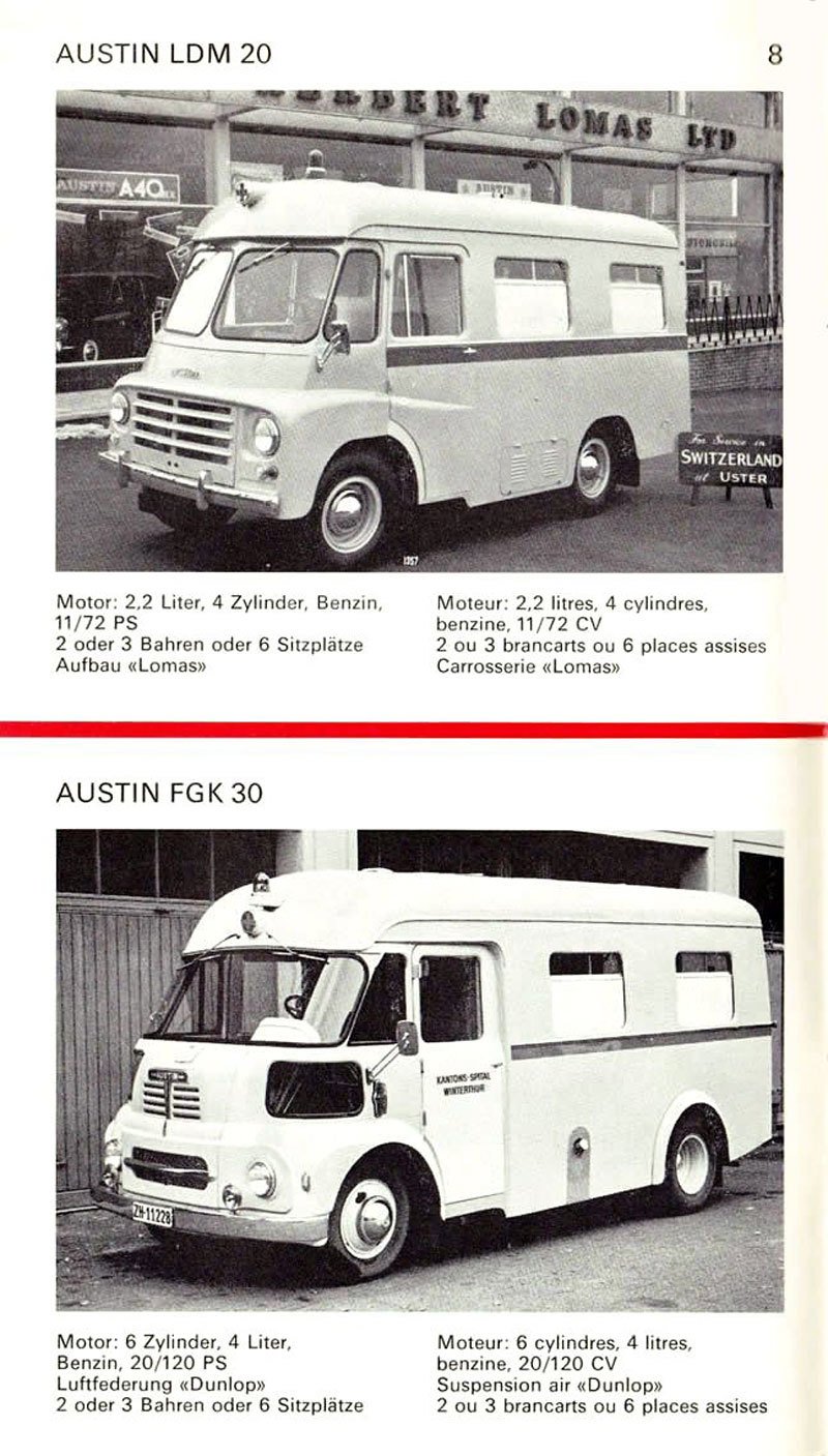 Austin Van and Trucks (1964)