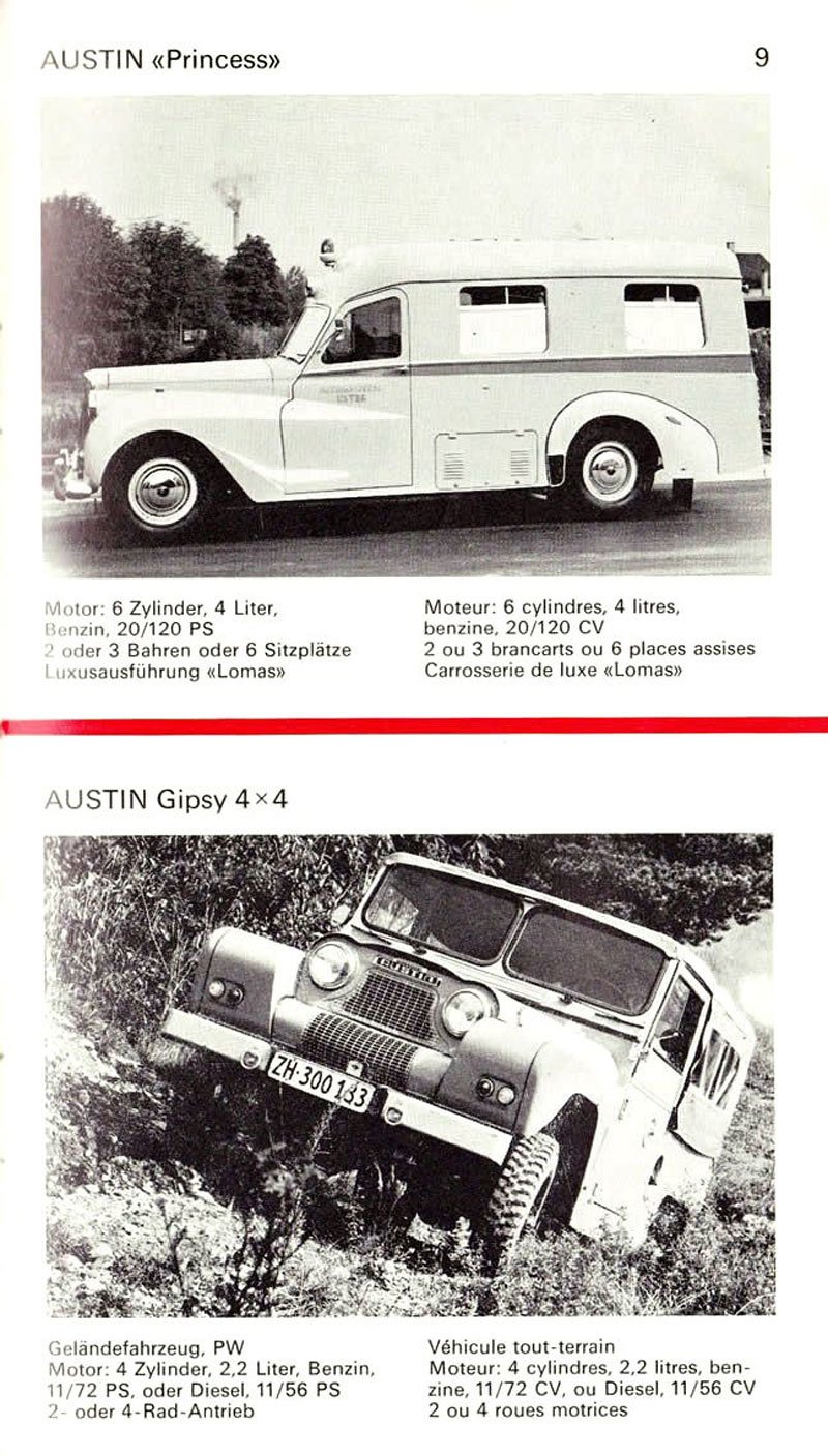 Austin Van and Trucks (1964)