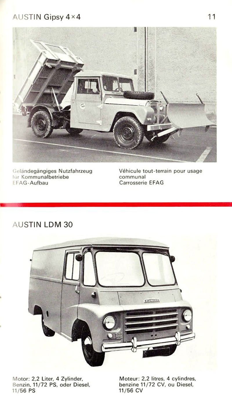 Austin Van and Trucks (1964)