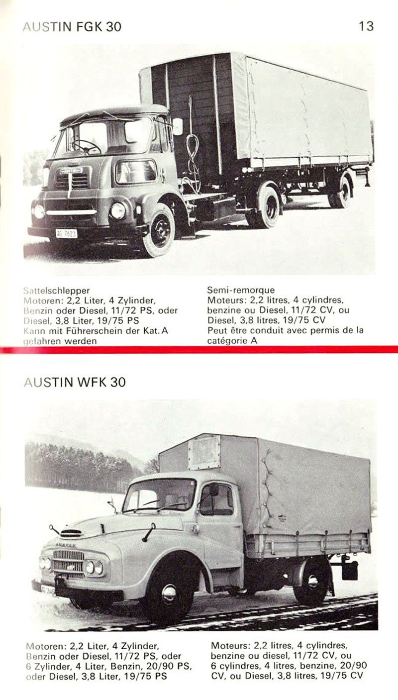 Austin Van and Trucks (1964)