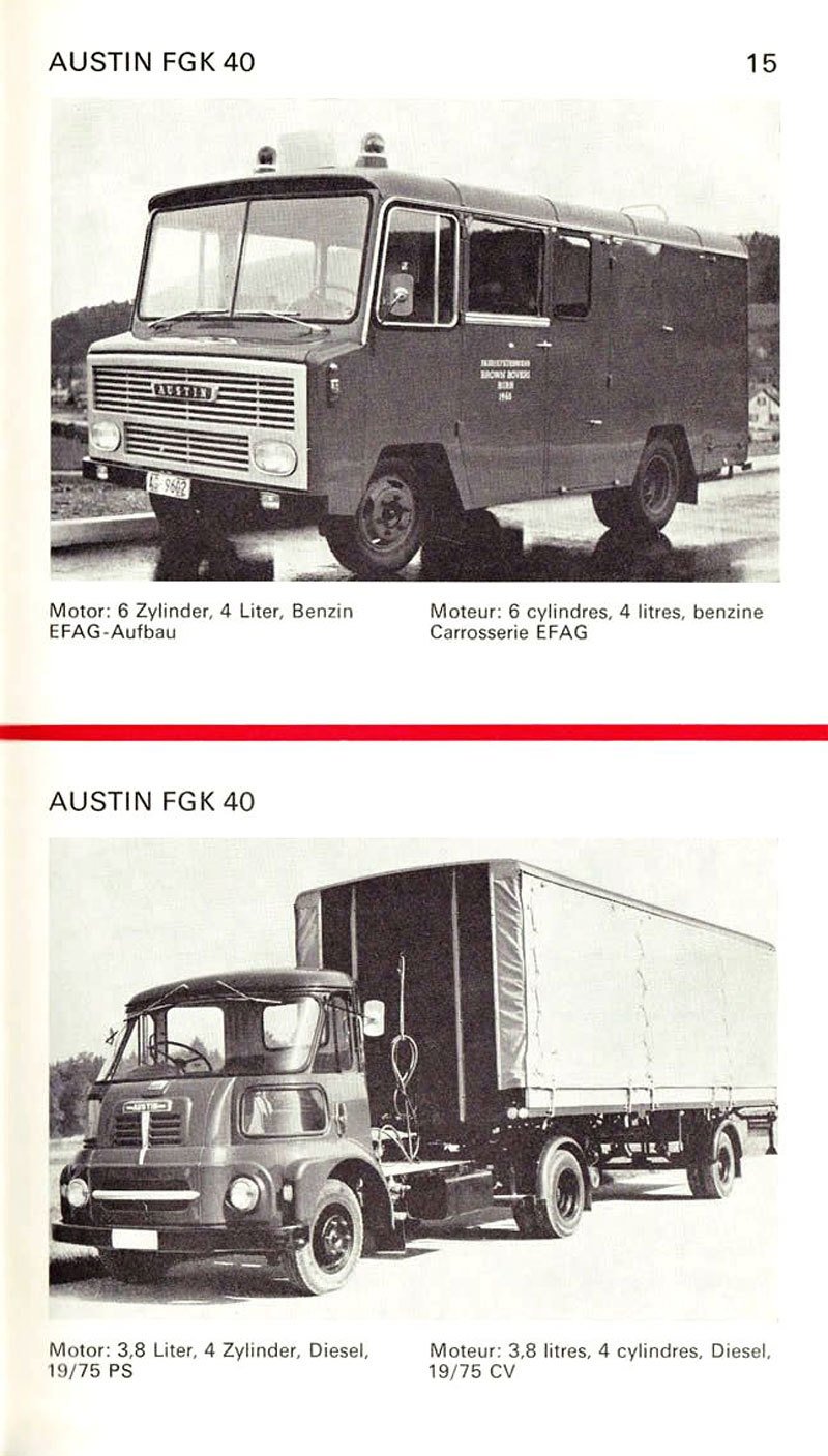 Austin Van and Trucks (1964)