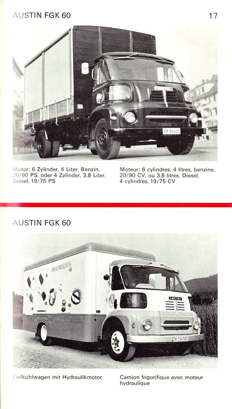 Austin Van and Trucks (1964)