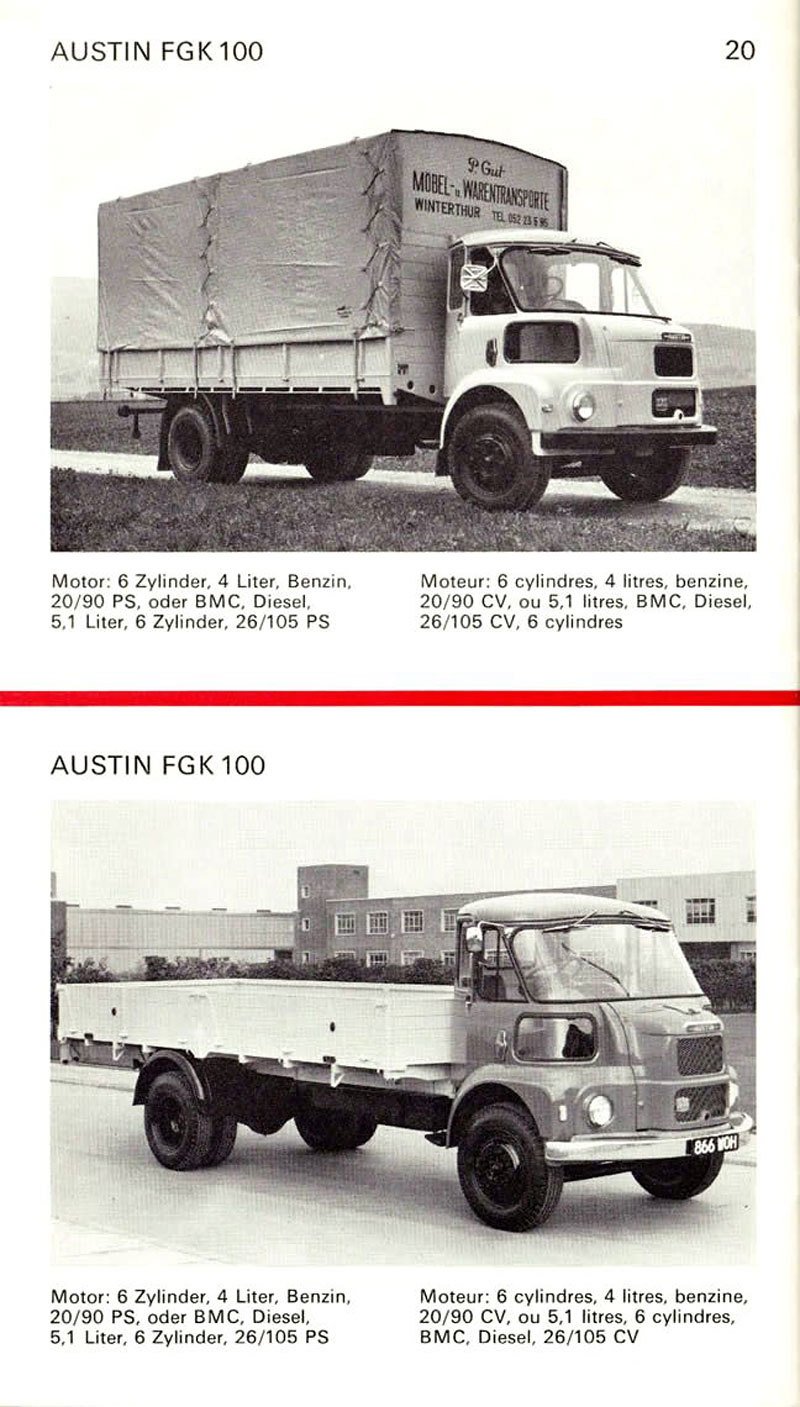 Austin Van and Trucks (1964)