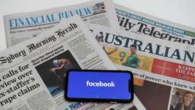 Sociální síť Facebook zablokovala v Austrálii veškerý zpravodajský obsah (17.2.2021)