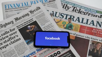 Facebook zablokoval Australanům zpravodajství, kvůli sporům o platby vydavatelům