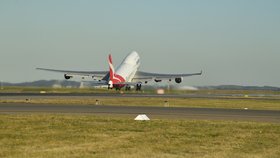 Poslední let legendárního Jumba společnosti Qantas.