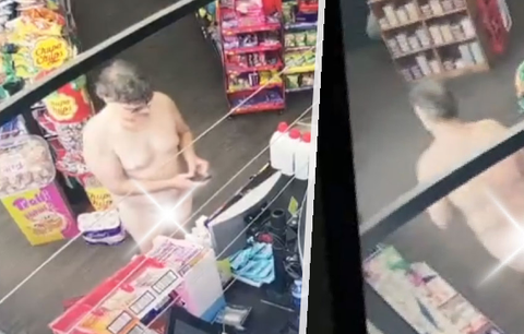 Šok na benzínové pumpě: Muž přišel zaplatit úplně nahý!