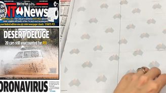 Tohle vydání není na h**no. Australské noviny chtěly čtenářům pomoct s nedostatkem toaletního papíru