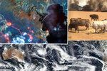 Oblak dýmu z požárů v Austrálii oběhne zeměkouli, uvedla NASA. Vědci to nepamatují.
