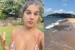 Žena našla na pláži obří velrybí penis.