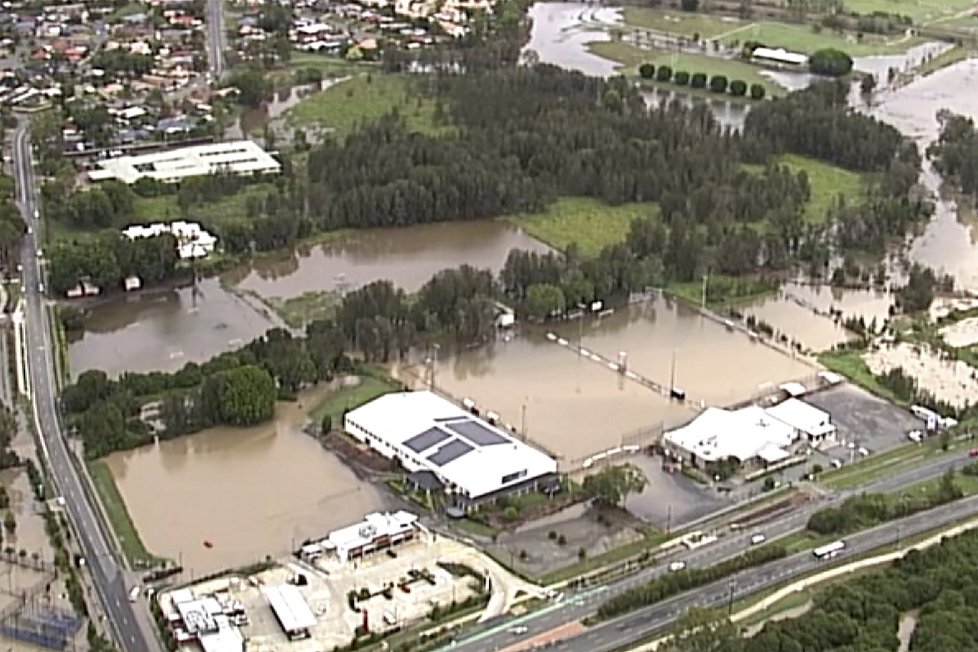Záplavy v Austrálii.