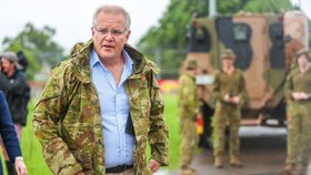 Australské město Townsville dál čelí stoleté povodni. Oblast navštívil premiér Scott Morrison.