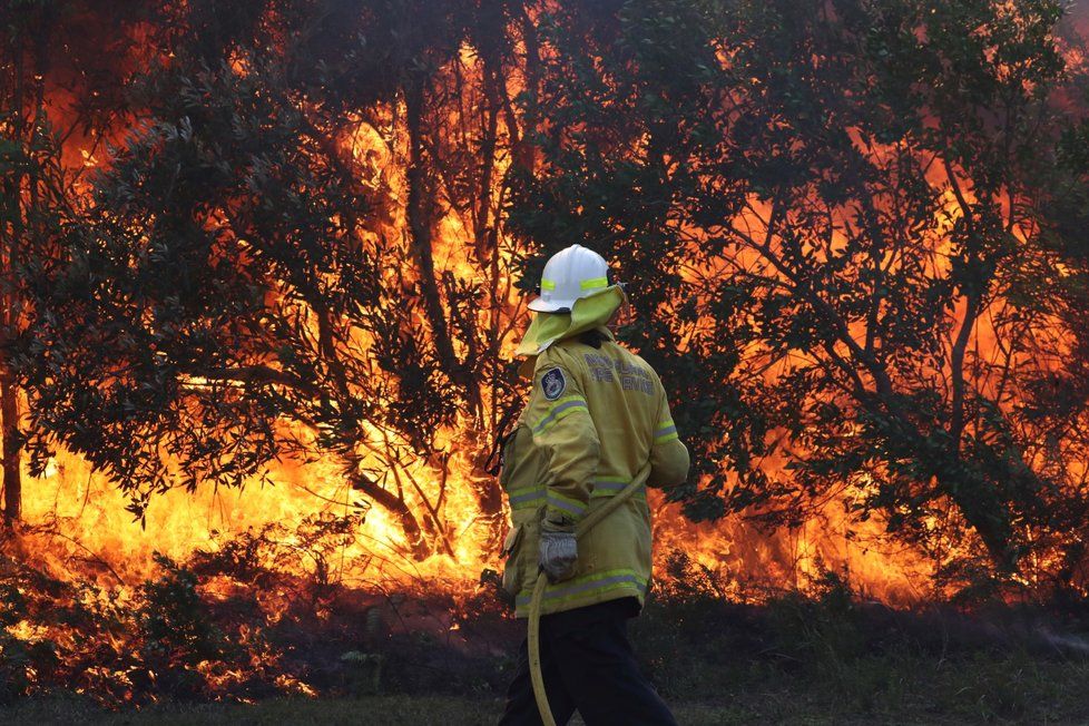 Ničivé lesní požáry zasáhly Austrálii (10. 9. 2019)