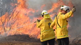 Ničivé lesní požáry zasáhly Austrálii (10. 9. 2019).