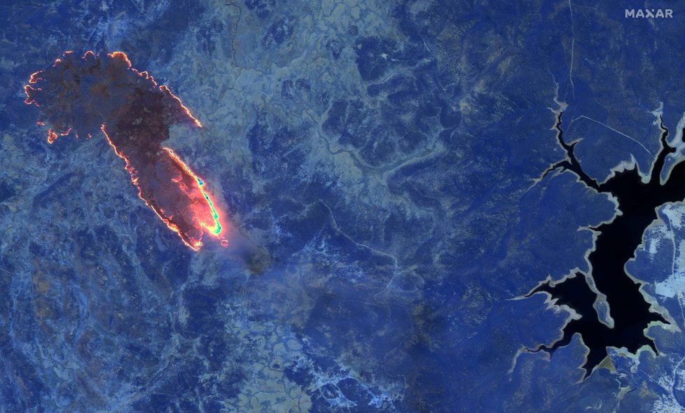 Satelitní snímky ukazují zkázu Austrálie