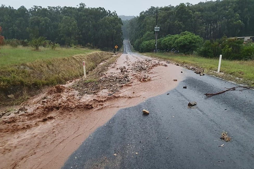 V Austrálii konečně zapršelo, déšť způsobil bleskové záplavy.