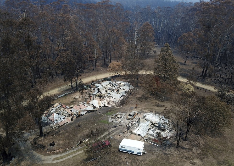 V Austrálii dál zuří rozsáhlé požáry (14. 01. 2020).