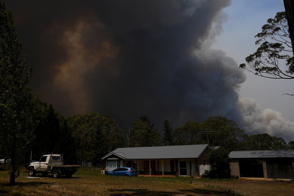 Austrálii dál sužují rozsáhlé požáry, (29.12.2019).