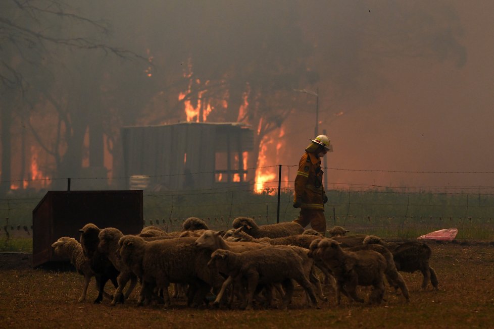 Austrálii dál ničí požáry. (31.12.2019)