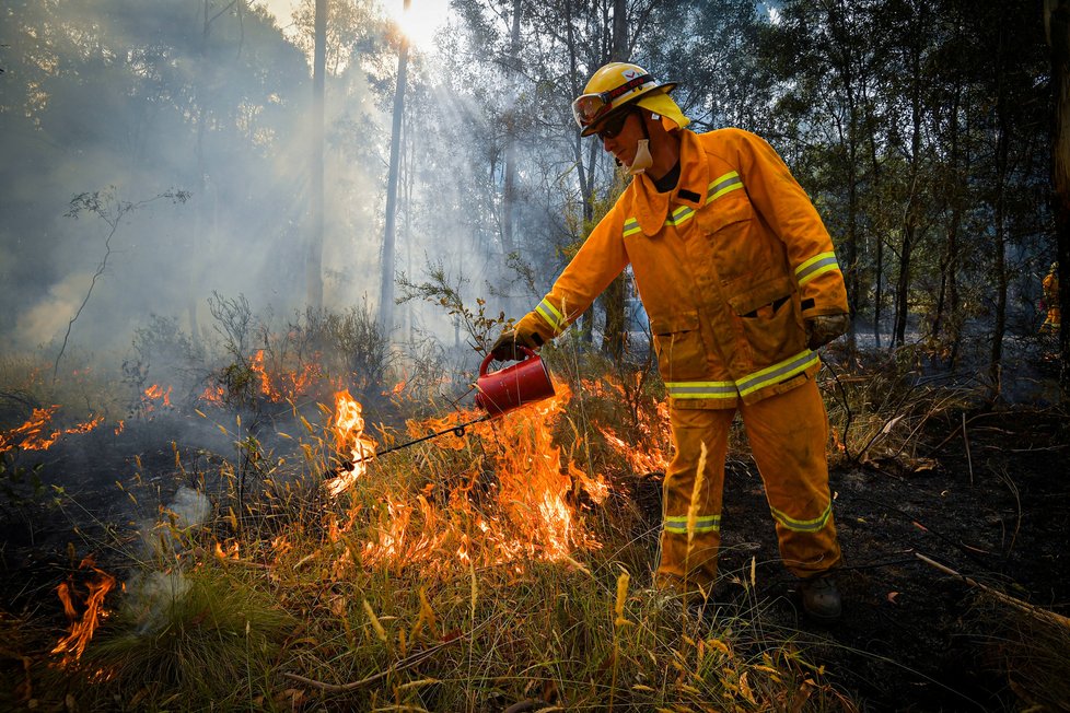 Rozsáhlé požáry v Austrálii.