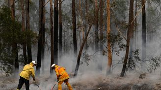 Déšť přinesl úlevu Austrálii trpící požáry. Potrvá ale maximálně tři dny