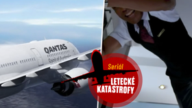 Let Qantas 72 s 303 cestujícími postihly dva volné pády!