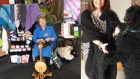 Podnikavá seniorka z Austrálie plete svetry z psů a koček.