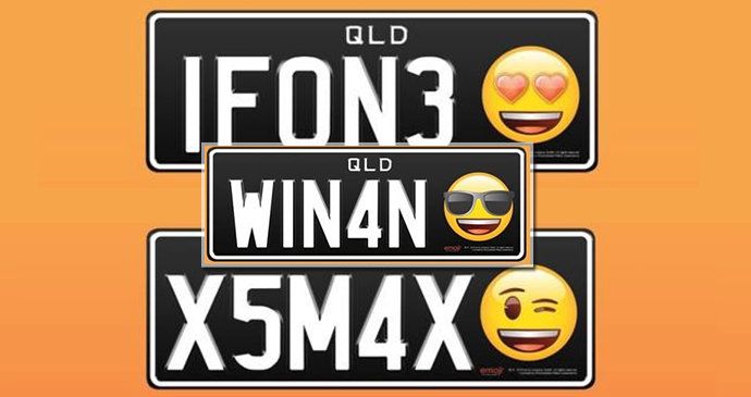 Australané si na SPZ mohou pořídit smajlíka.