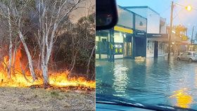 Australské Sydney zasáhly nejvydatnější srážky za 30 let.