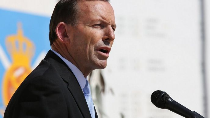 Australský premiér Tony Abbott