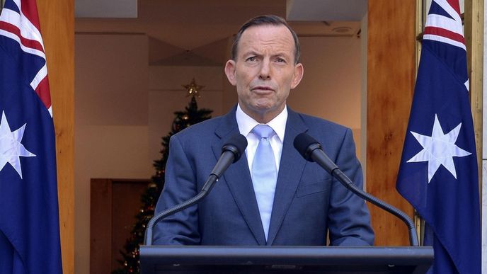 Australský premiér Tony Abbott