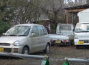 Auta z uzavřené zóny u Fukušimy