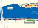 Mapa výstavy Auta na náplavce 2021