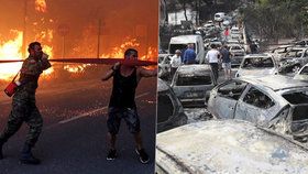 V Řecku je na ulicích spousta spálených aut.