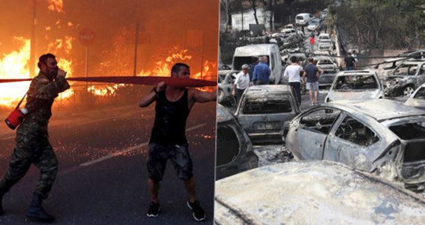 „Viděla jsem mrtvoly, spálené vozy.“ Řecká tragédie rozplakala i záchranáře