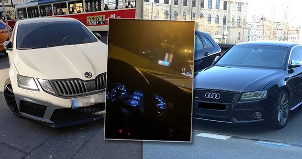 Zlatá mládež jezdí po Praze 240 km/h a driftuje na Staroměstském náměstí: Měli by jim vyšetřit hlavu, soudí dopravní expert