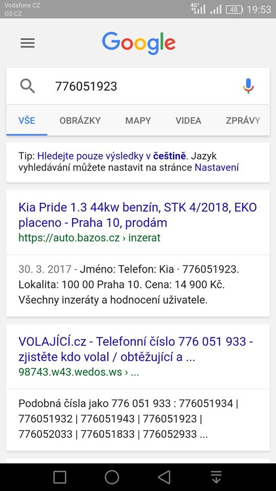 Když nastaly problémy s přepisem, tak zjistili, že auto už před prodejcem, od kterého jej koupili, prodávala nějaká žena.