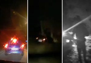 Ujíždějícího mladíka zastavily až policejní výstřely. Skončil ve vazbě