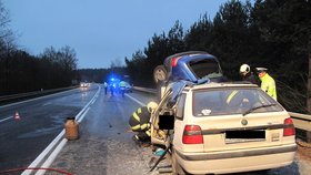 Při děsivé nehodě u Českých Budějovic zemřeli tři lidé