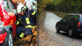 Jízda na podzimních silnicích je někdy pořádný adrenalin.