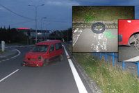 To byla jízda! Opilec odrovnal auto, ulice a chodníky Ostravy brázdil bez pneumatiky