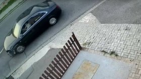 Černý vůz Audi A4 vjel v Tlučné na Plzeňsku na přejezd, po srážce s vlakem vycouval a ujel.