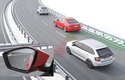 Systém Blind Spot Detect upozorní na auta v tzv. mrtvém úhlu