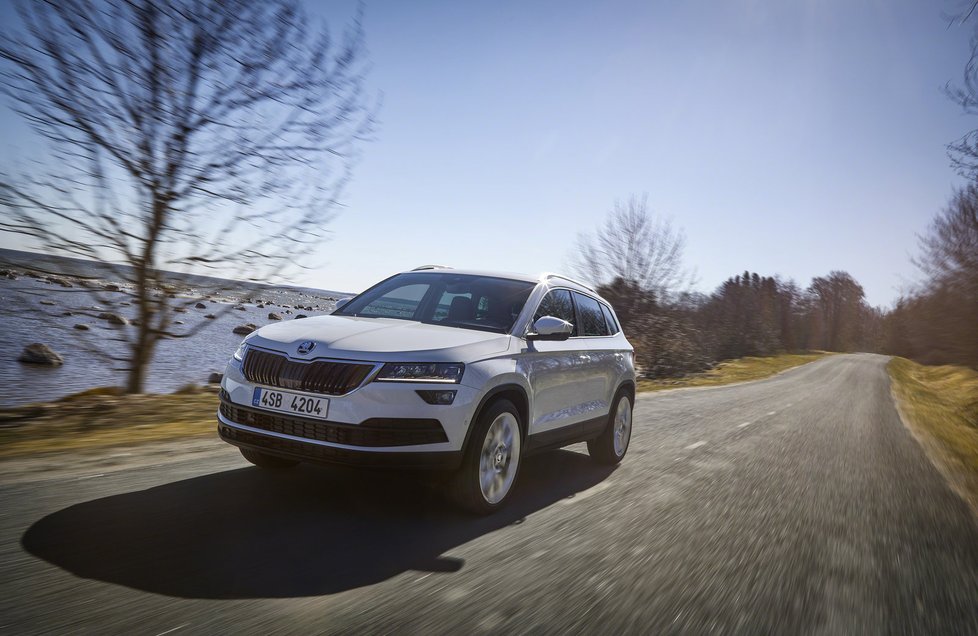 Ve Stockholmu představila ve čtvrtek 18. května česká automobilka Škoda Auto svůj nejnovější model, menší SUV Škoda Karoq.