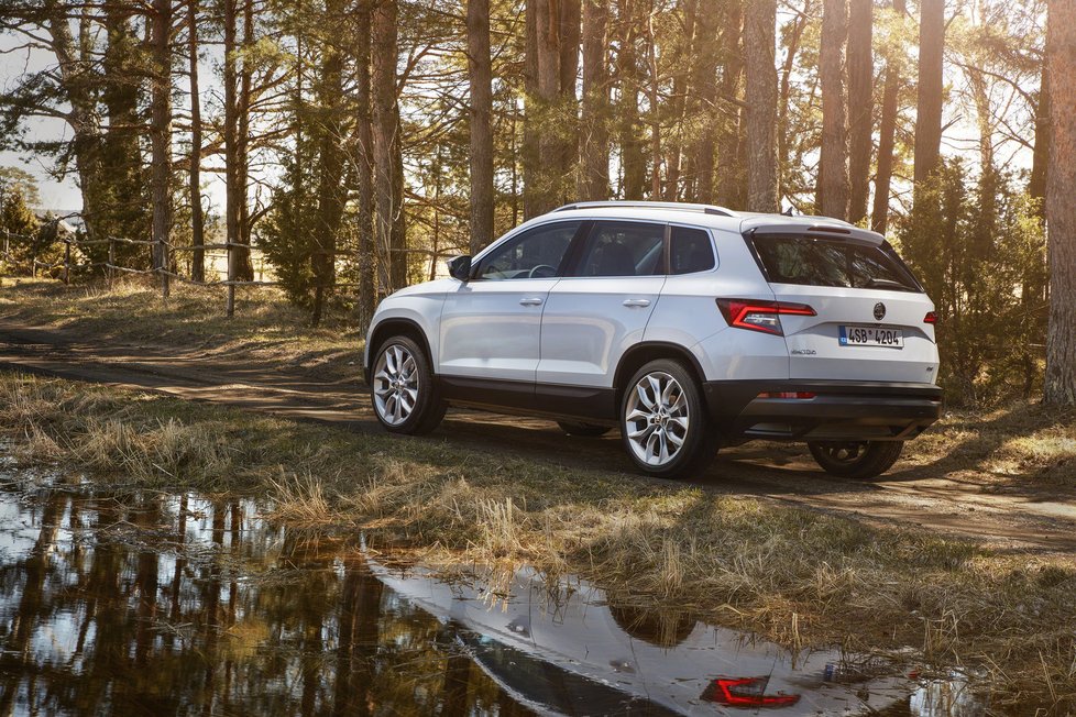 Ve Stockholmu představila ve čtvrtek 18. května česká automobilka Škoda Auto svůj nejnovější model, menší SUV Škoda Karoq.